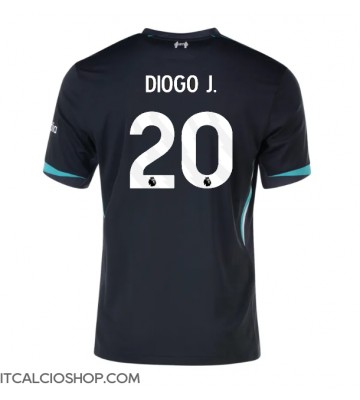 Liverpool Diogo Jota #20 Seconda Maglia 2024-25 Manica Corta